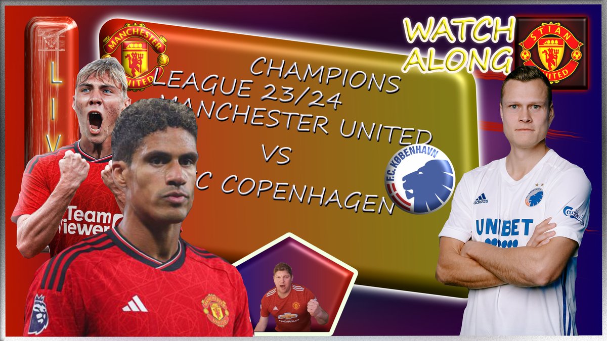 stianunited1's tweet photo. #WATCHALONG CHAMPIONS LEAGUE  23-24     #MANCHESTER UNITED VS COPENHAGEN https://t.co/8n8ByE9348 https://t.co/v5ibpwYpM3