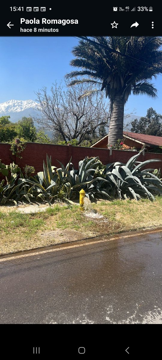 RichardArancib's tweet photo. @Santaspalabras @canal13 @aguas_andinas Recién llegando de a poco.. a pesar de eso... hay un grifo abierto en calle los Almendros, mismo sector. https://t.co/lIjbgoIqwn