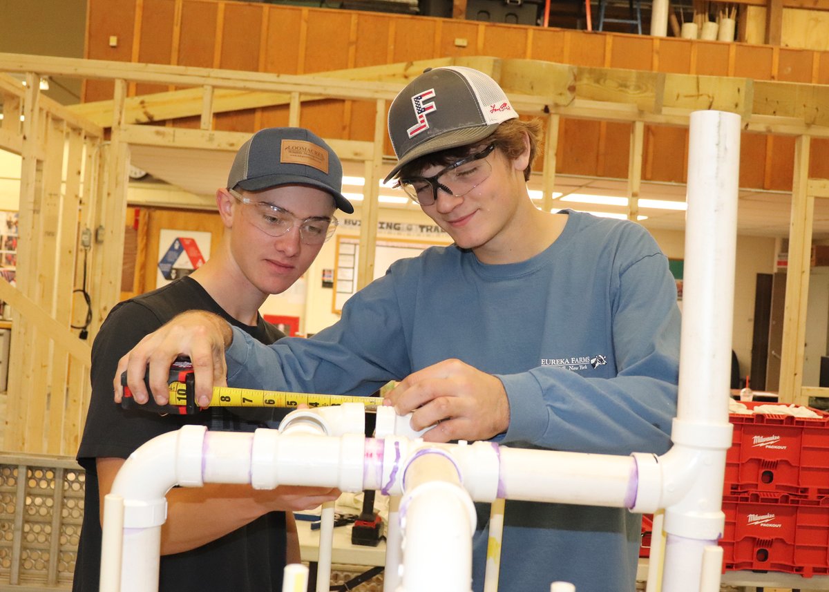 BOCES Career&Tech (@careertectweets) on Twitter photo .<a href="/CapRegionBOCES/">Capital Region BOCES</a> Building Trades students on the Schoharie Campus learned the ins and outs of plumbing last semester thanks to experts from the <a href="/UALocal7/">UA Local 7 Albany Plumbers & Pipefitters</a>. Shown are students from <a href="/crcsdistrict/">C-R Central School District</a> <a href="/MCSKnights/">Middleburgh Central Schools</a> <a href="/SchoharieSchool/">Schoharie Schools</a> <a href="/BKWDistrict/">BKW Schools</a> & Sharon Springs
<a href="/BOCESofNYS/">BOCES of New York</a> <a href="/NYSEDNews/">NYS Education Department</a> .<a href="/CapRegionBOCES/">Capital Region BOCES</a> Building Trades students on the Schoharie Campus learned the ins and outs of plumbing last semester thanks to experts from the <a href="/UALocal7/">UA Local 7 Albany Plumbers & Pipefitters</a>. Shown are students from <a href="/crcsdistrict/">C-R Central School District</a> <a href="/MCSKnights/">Middleburgh Central Schools</a> <a href="/SchoharieSchool/">Schoharie Schools</a> <a href="/BKWDistrict/">BKW Schools</a> & Sharon Springs
<a href="/BOCESofNYS/">BOCES of New York</a> <a href="/NYSEDNews/">NYS Education Department</a>