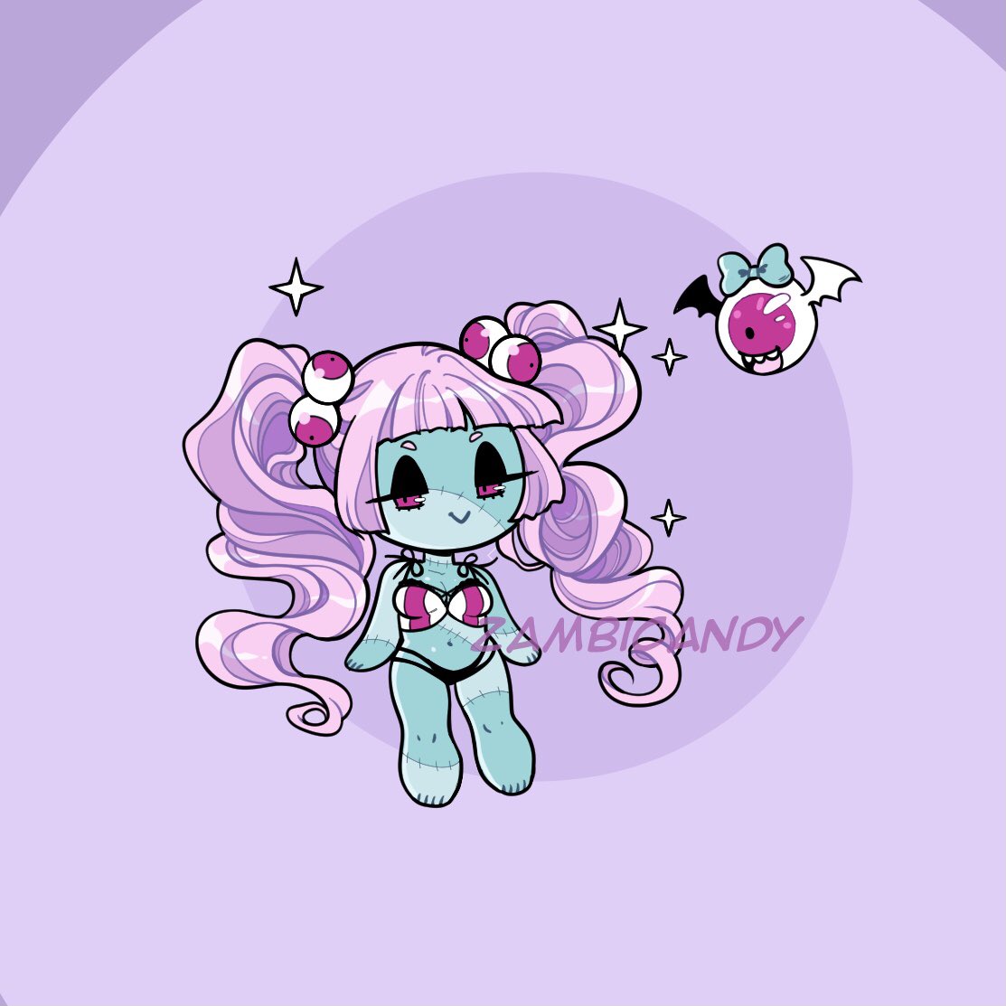 「Binches get Stitches (she's Stitches) I 」|Zambicandy (not really here)のイラスト