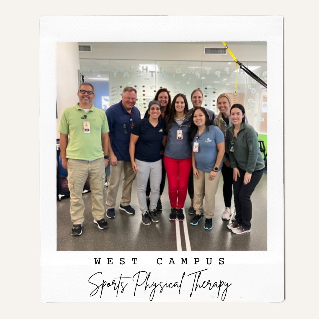 Happy National PT Month to the West Campus Sports PT Team! #NationalPhysicalTherapyMonth