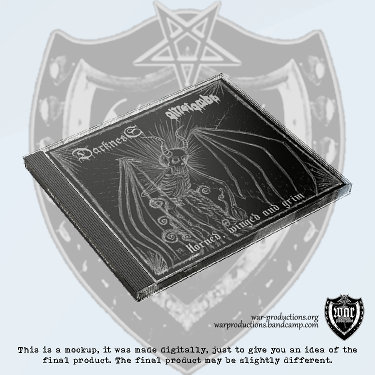 WarProd's tweet photo. #OurRelease
#Darkness / #Oltretomba
Horned, Winged and Grim
6€+🚚

https://t.co/tOPSbCxwWP⁠

In memory of M. #TheTrueEndless #Teuta #OperaIX #Darkness #Skoll...

The cover artwork was realized by carving black paper with a knife by M.

#WarProductions⁠
#SupportTheUnderground⁠ https://t.co/8uelmPQrnC