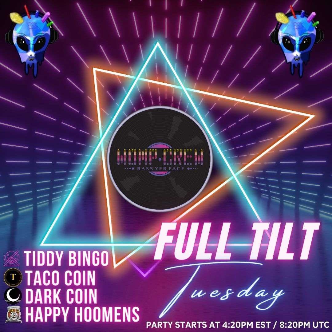 ♥️♠️ Full Tilt Tuesday ♣️♦️
#Algorand #AlgorandNFTs 
#AlgoLFG #WompCrew