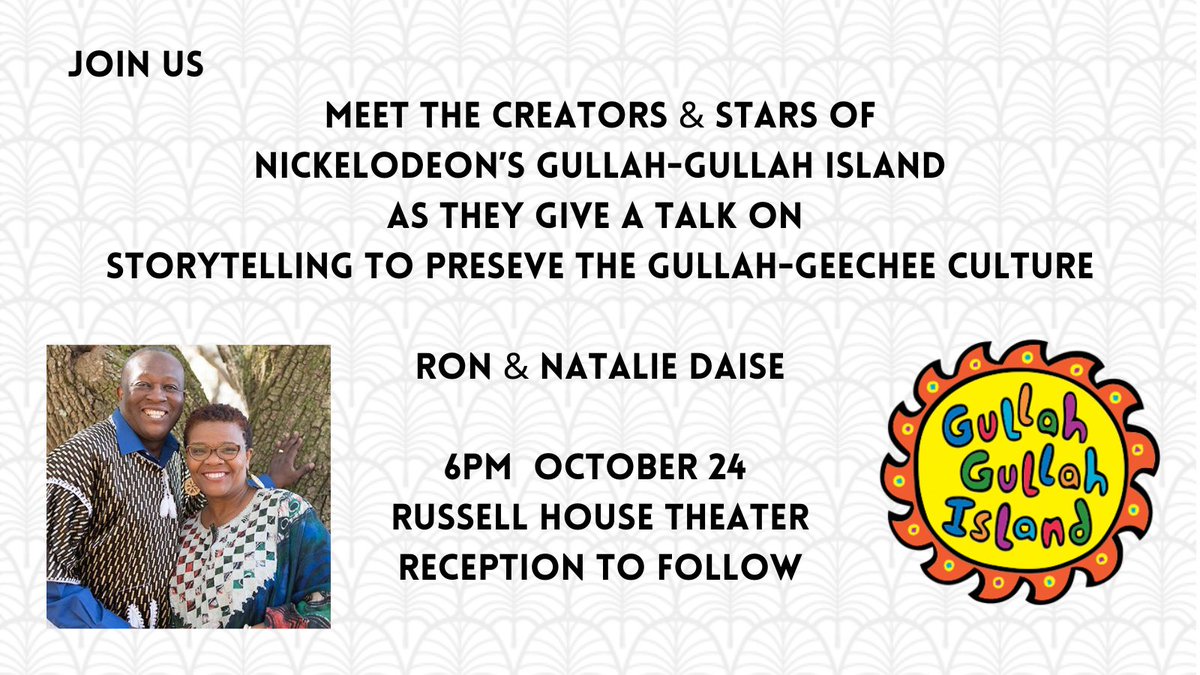 We are thrilled to welcome Ron &amp; Natalie Daise to #USC for tonight's event!  Thank you to <a href="/EbonyT_PhD/">Ebony Toussaint, PhD, MPH</a>
for arranging this special event, and shoutout our co-sponsors: <a href="/AAAS_1968/">AAAS</a>, <a href="/UofSCAFAM/">UofSC Department of African American Studies</a>, @uofscdiversity and <a href="/UofSCHumanities/">UofSC Humanities Collaborative</a>

#GullahGullahIsland #GullahGeechee