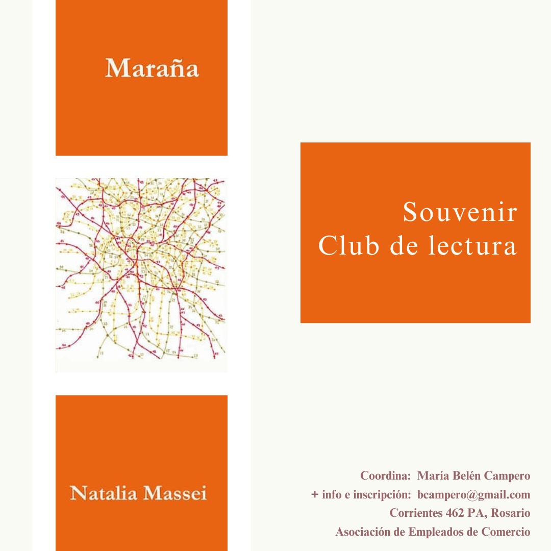 aecrosario's tweet photo. CLUB DE LECTURA SOUVENIR
Un espacio para el disfrute y la lectura compartida.
📷 Actividad gratuita con inscripción previa.
📷 Para inscribirse tienen que completar este form: https://t.co/87h2mD9IeV
Coordina: María Belén Campero
Leemos: Natalia Massei 
Info: bcampero@gmail.com https://t.co/ysZLDqDdOy