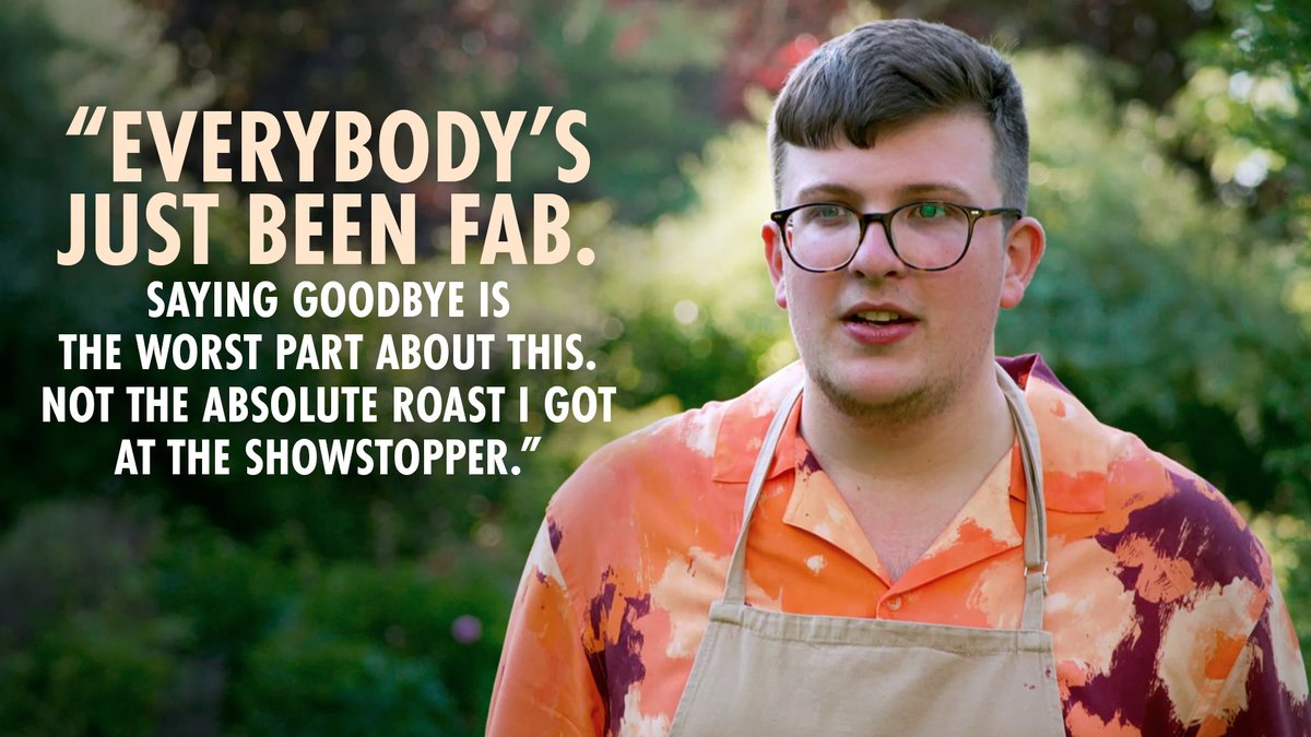 What an absolutely fabulous time we’ve had with Rowan in the Tent. He’ll be much missed - for the hilarity of his risqué quips as well as his brilliant baking. ❤️ #GBBO