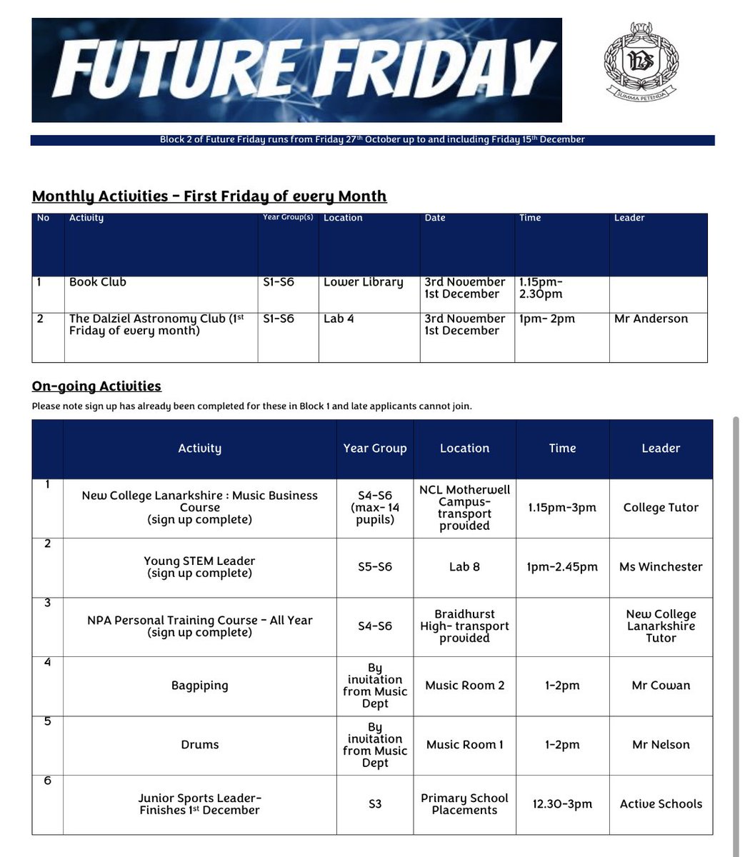 Dalziel Future Fridays tweet media