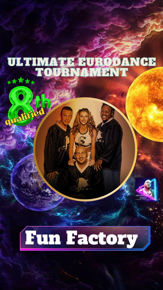 Eurodance_Story's tweet image. Fun Factory are qualified for the 8th final of this Ultimate Eurodance Tournament ! 
Stay tuned to my stories for next results !
#eurodance #funfactory