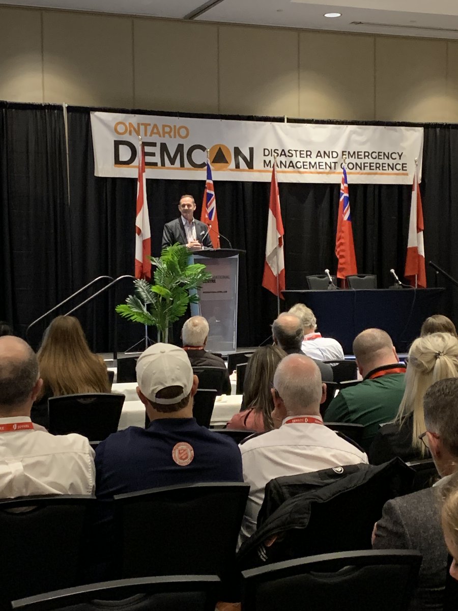 PreparedON's tweet photo. The Deputy Minister of EMO was at #DEMCON2023 this morning, sharing updates on the Provincial Emergency Management Strategy and Action Plan (PEMSAP). Collaboration is key to a safe, practiced and prepared Ontario.

Learn more about the PEMSAP: https://t.co/zJ94DhJNzX https://t.co/qswnlfwGoZ
