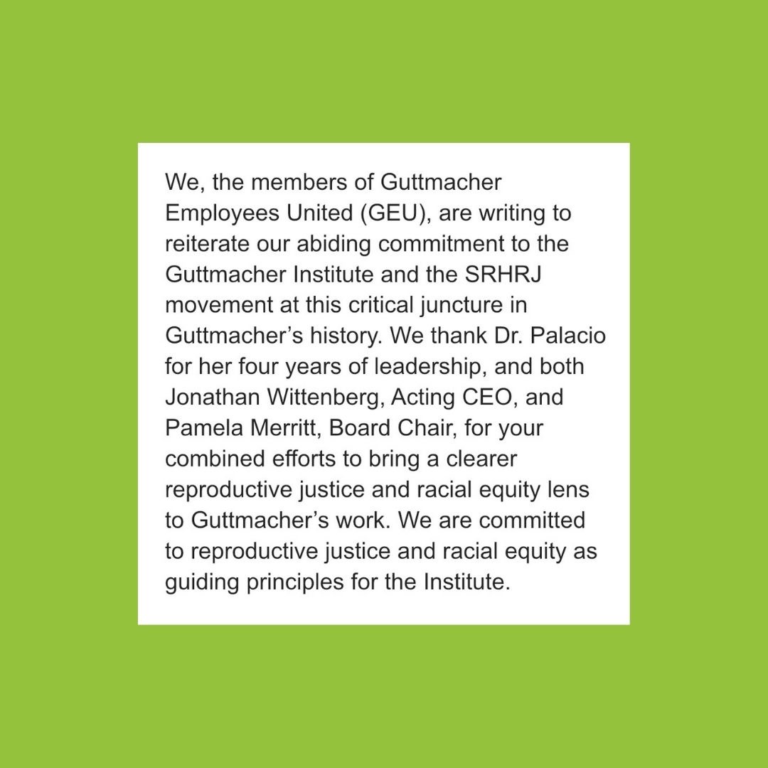Guttmacher Employees United tweet media