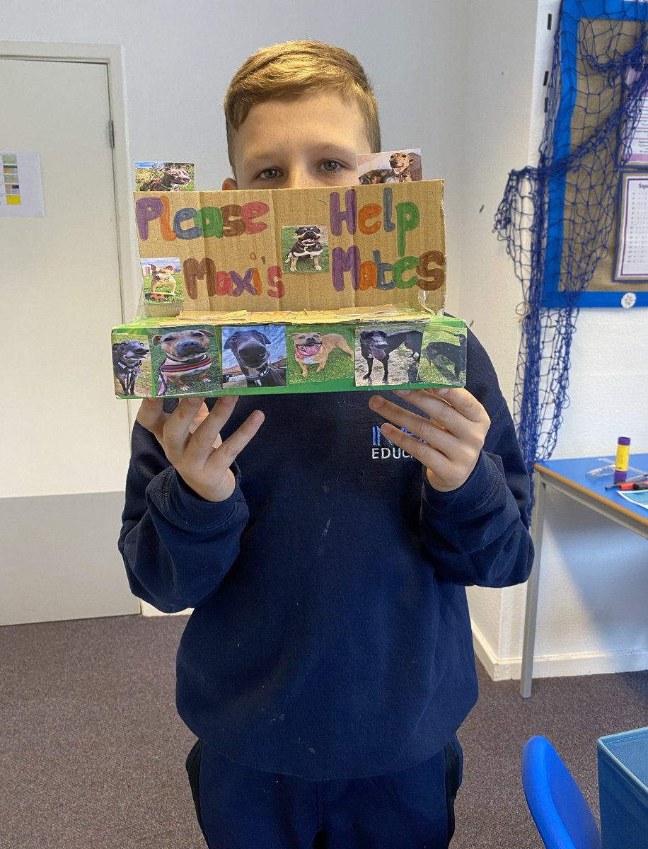 InvestedEdu's tweet photo. • Support •

One of our pupils feels very passionate about supporting a local dog rescue and rehoming centre, Maxis Mates. 

He has spent time today creating a poster to advertise the support needed and created a collection box to try and raise cash.

🐕 🐶 🐩 

@maxismates https://t.co/AbEW0Lq7bg