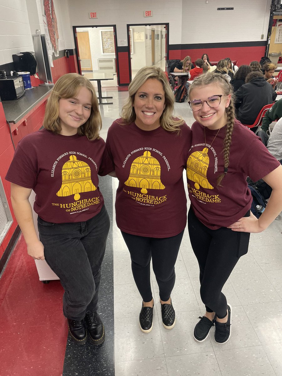 Representing EF Musical on twinning day! @EFHS_Musical