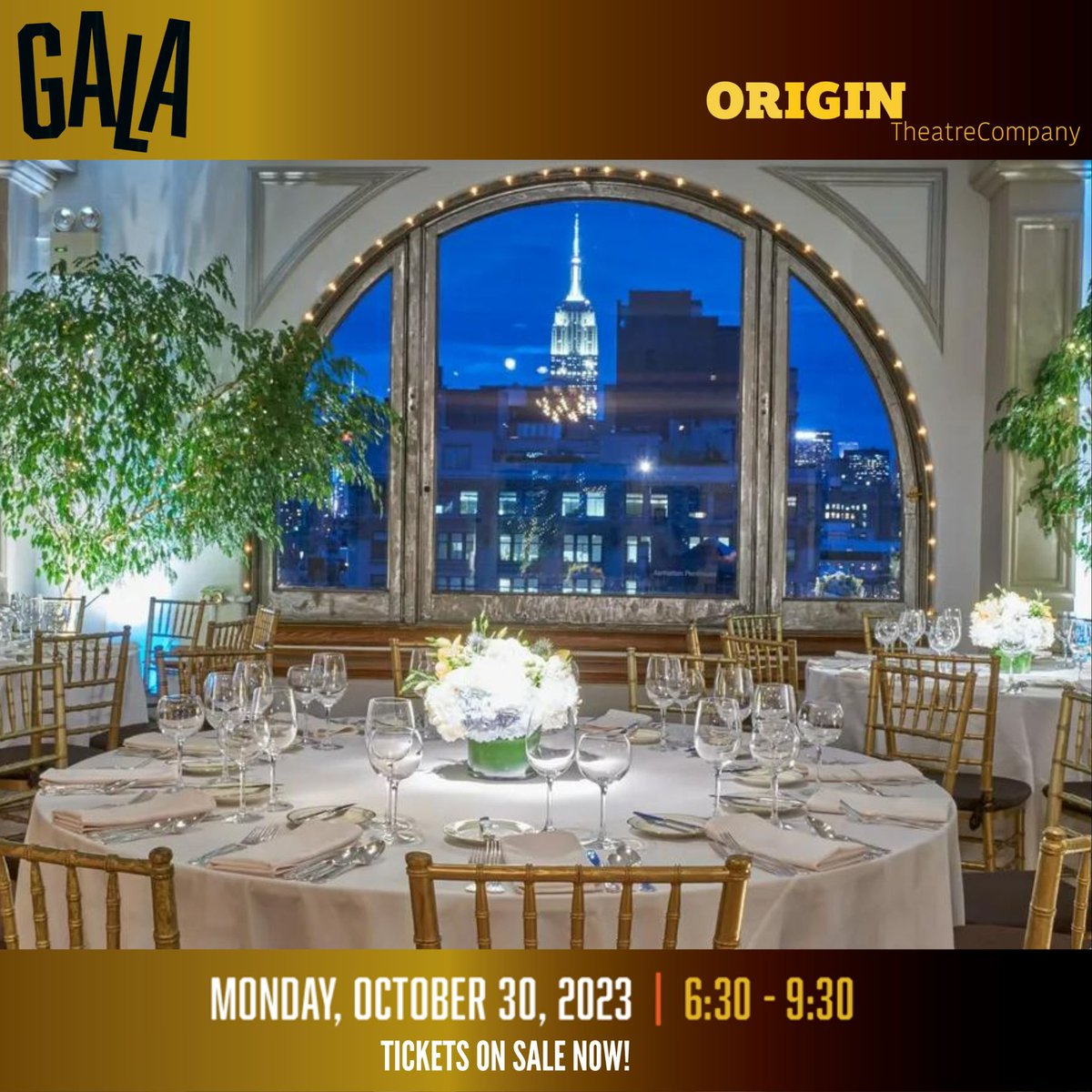 👏 Join us at the spectacular Manhattan Penthouse on 14th Street and 5th Avenue, on Monday October 30 at 6:30pm! Origin’s 2023 GALA 🎉 🎟️ Tickets on sale now at origintheatre.org . . . #origintheatre #gala #origingala #manhattanpenthouse