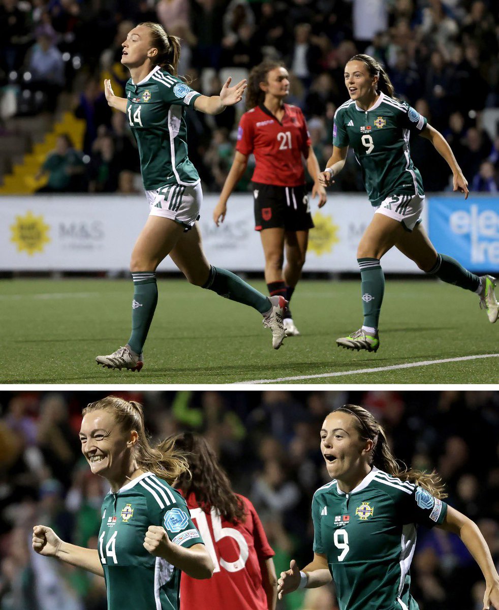 ⏪ Lauren Wade’s strike was the difference last time out 🤩 

⏳Northern Ireland are back in action this Friday against Hungary 🙌 #GAWA #NorthernIreland | <a href="/LaurenW17/">Lauren Wade</a>