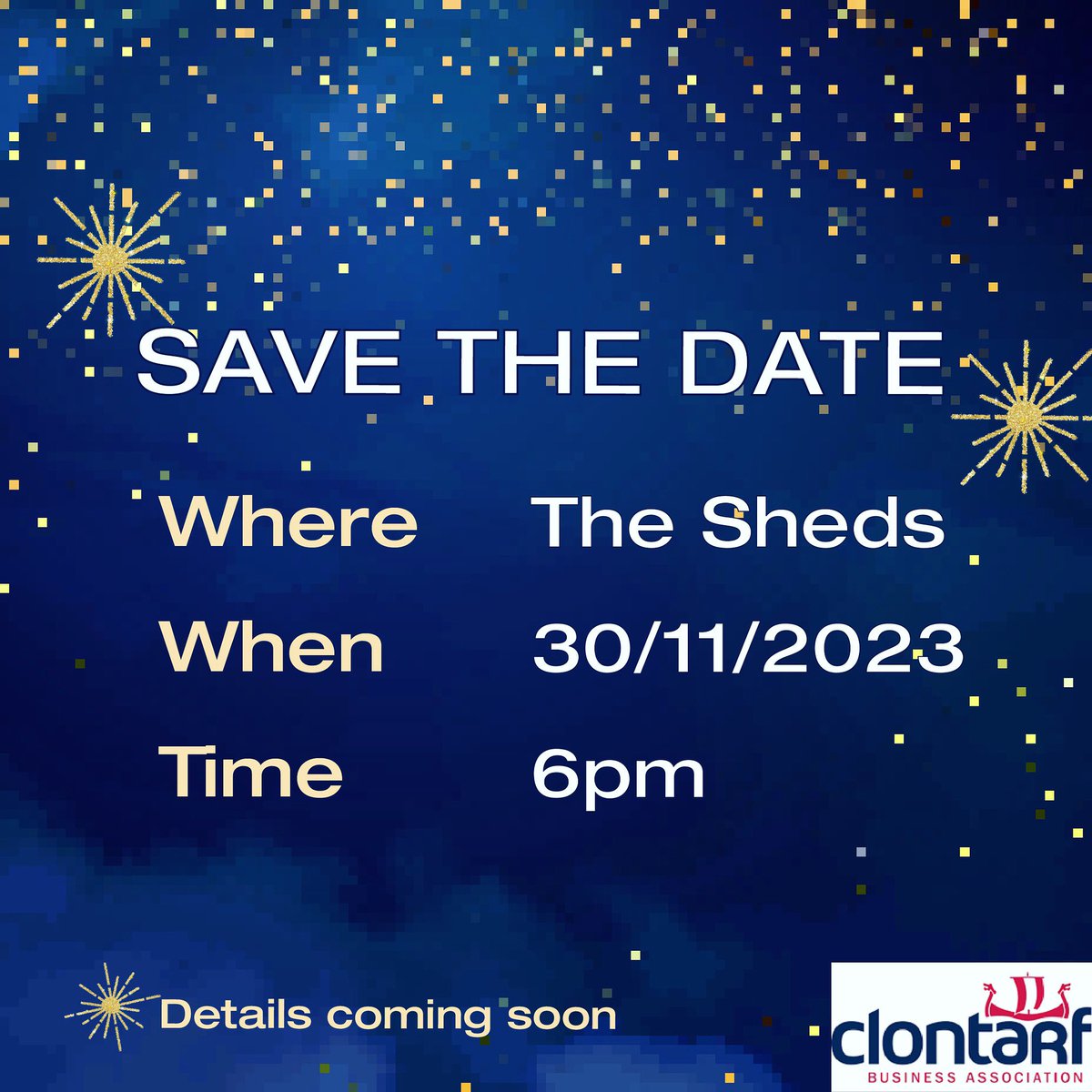 Save the date! Thursday, November 30th at 6pm at The Sheds. Stay tuned for more details! 📆🕕

#clontarfbusiness #clontarf #localbusinesses #localjobs #employmentopportunities #localbusinesssupport #localbusinessowners #businessassociation #localbusinessesworkingtogether