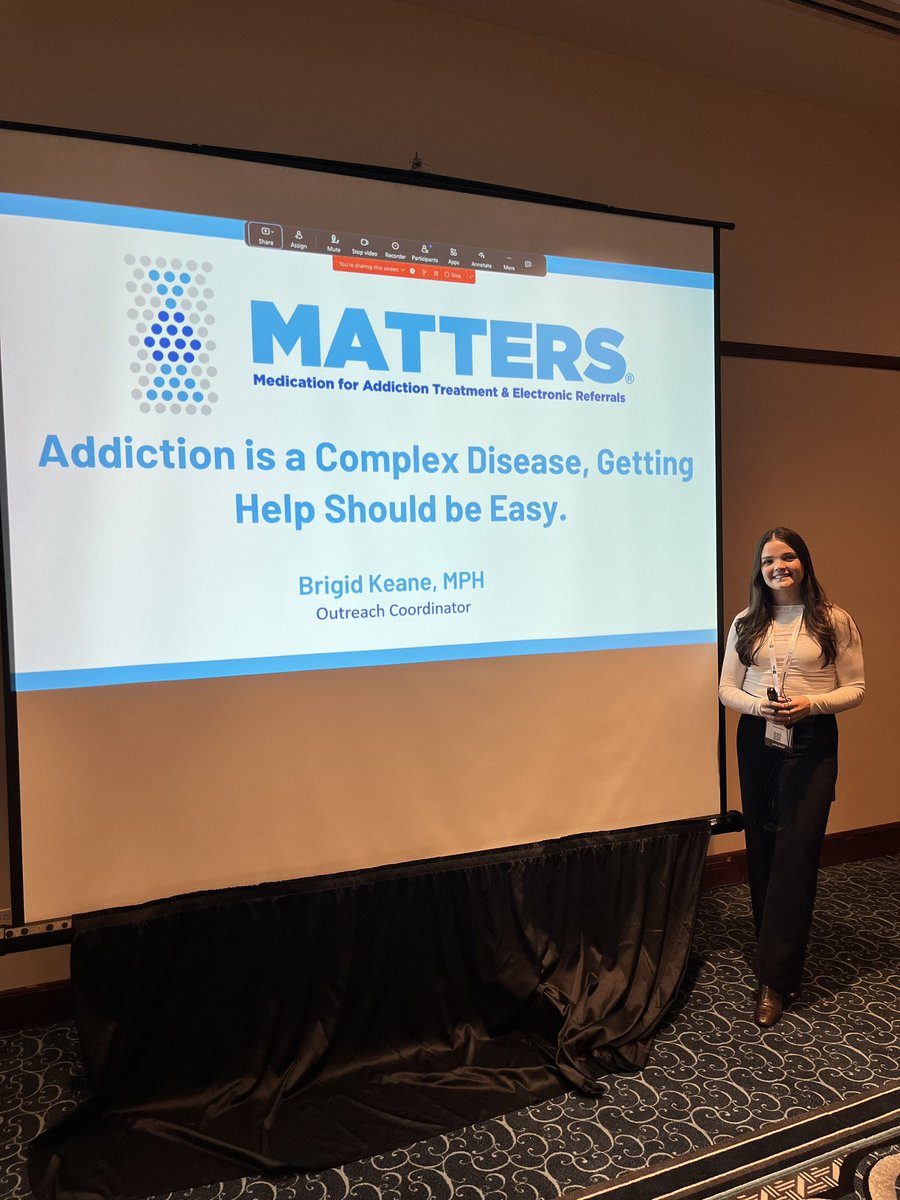 matters_network's tweet image. We participated in the EMS Vital Signs Conference over the weekend to highlight MATTERS as a tool to treat &amp;amp; prevent #opioidusedisorder across the state.

MATTERS looks forward to partnering with more #firstresponders as we expand our services - see how your organization fits in!