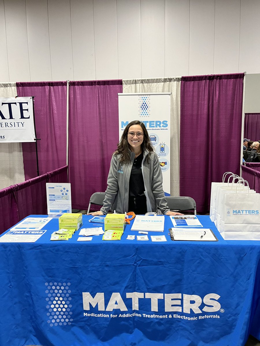 matters_network's tweet image. We participated in the EMS Vital Signs Conference over the weekend to highlight MATTERS as a tool to treat &amp;amp; prevent #opioidusedisorder across the state.

MATTERS looks forward to partnering with more #firstresponders as we expand our services - see how your organization fits in!