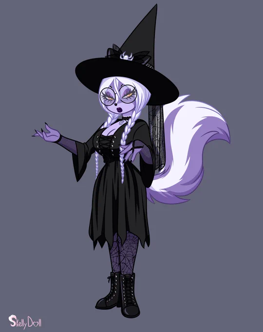 Somewhat more casual witch fit