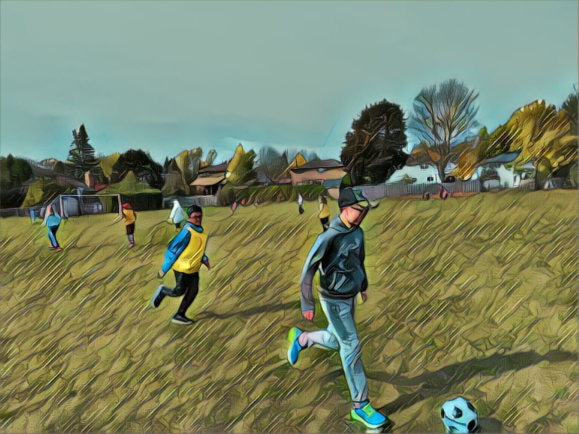 Great day for our soccer intramurals.  Playoffs start tomorrow.