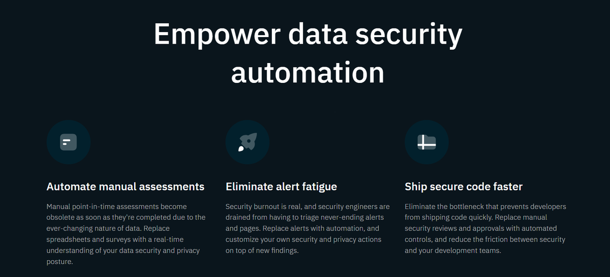 Level up your data security with Teleskope!

-Say goodbye to manual assessments
-Eliminate #alertfatigue
-Ship secure code faster

Don't let outdated methods hold you back. Embrace automation for a stronger, faster, and more efficient #datasecurity strategy!  #Automation