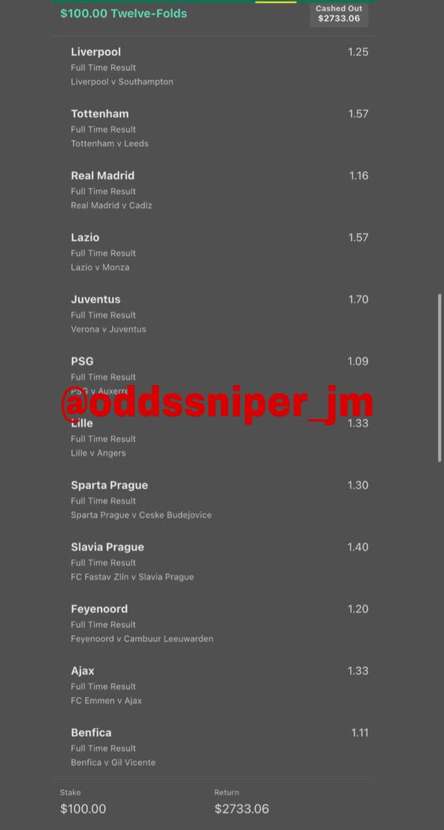 oddssniper_jm's tweet photo. Best weekend of my gambling journey this far! $6000 weekend 💸🔥🎰💰🇯🇲 #sportsbet #sportsbettingpicks #SportsGambling #sportsbettor #bet365 #soccerbetpicks #soccerbetting #footballbets #footballpicks #footballparlay #soccerparlay #bettingwins #sportsbetwins #jackpot https://t.co/Vu1jYiysVs