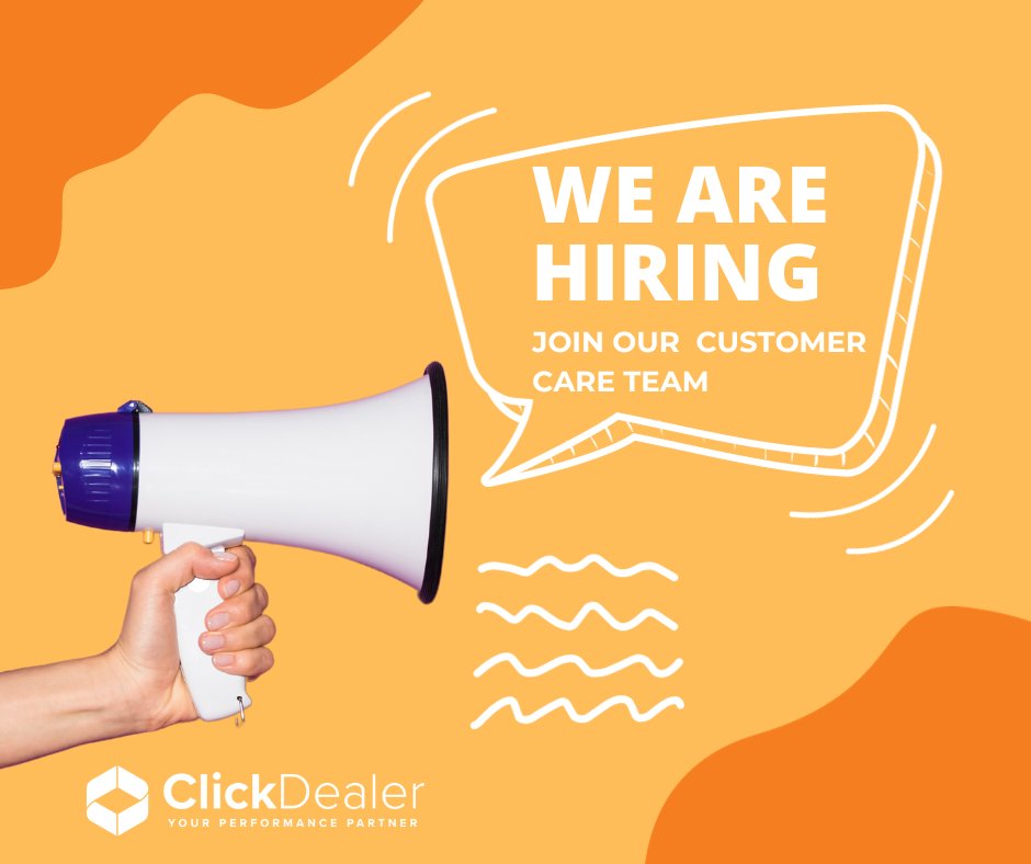 Are you interested in a career in Customer Care?

Take a look at our vacancies here - loom.ly/IkNrv5g 

Do you know someone who maybe perfect for these roles? Feel free to tag them in the comment or share this post :D

#stokeontrentjobs #clickdealer