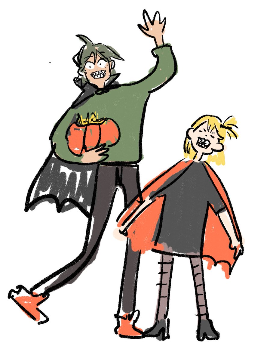 (fake vampire teeth) sssh am ee coshtuhm ee