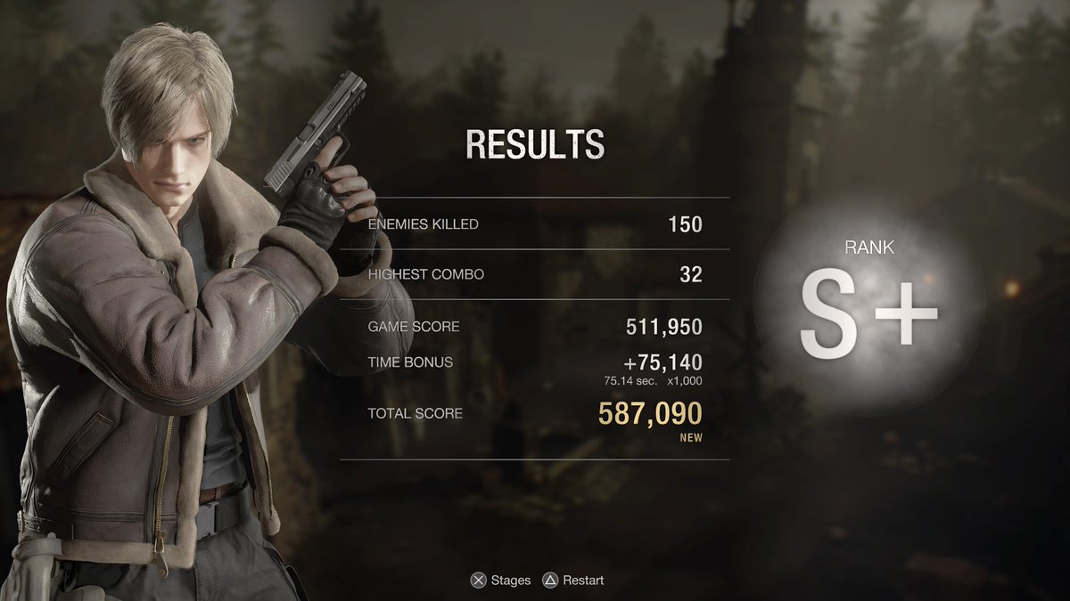 Bullstrapkid's tweet image. Si se pudo!!
#RE4  #PS5Share, #ResidentEvil4