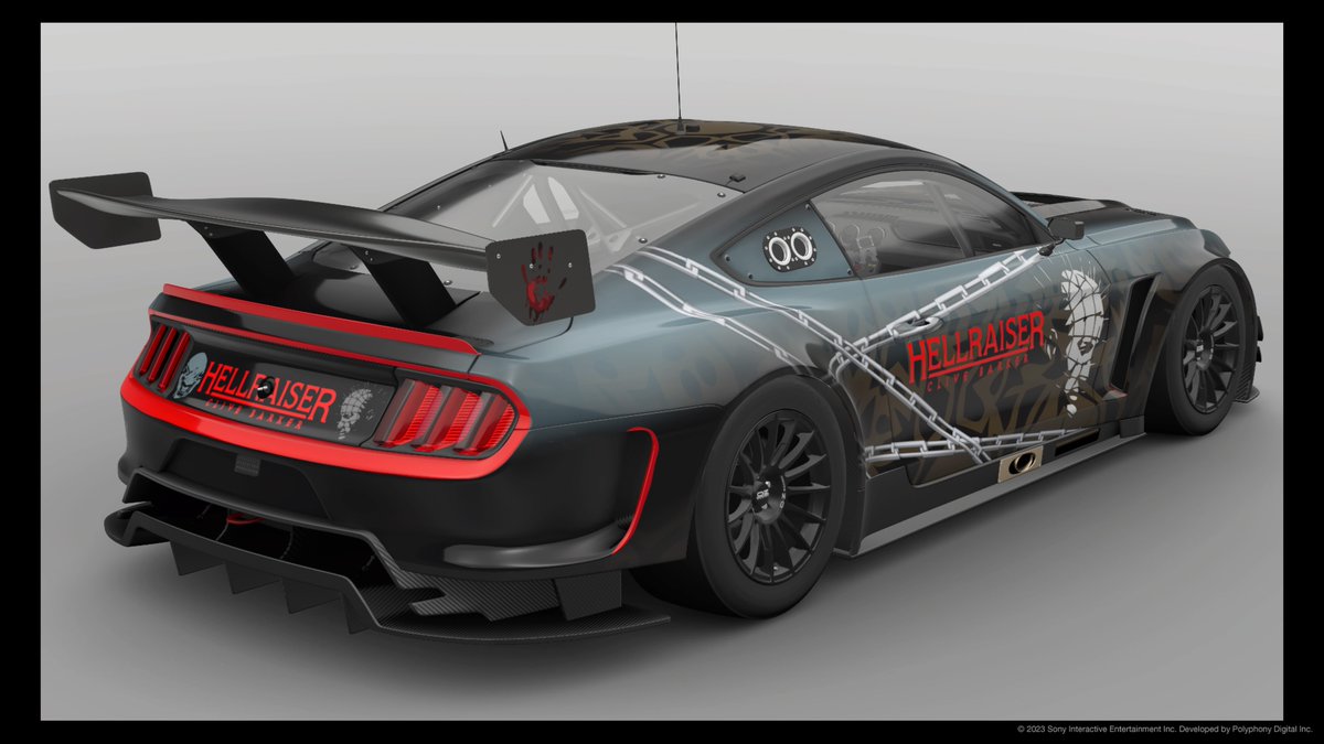 Nerdy_Graham's tweet photo. Horror movie livery collection.
Hellraiser Mustang.
#GT7 #GranTurismo https://t.co/YgptUzCkiU