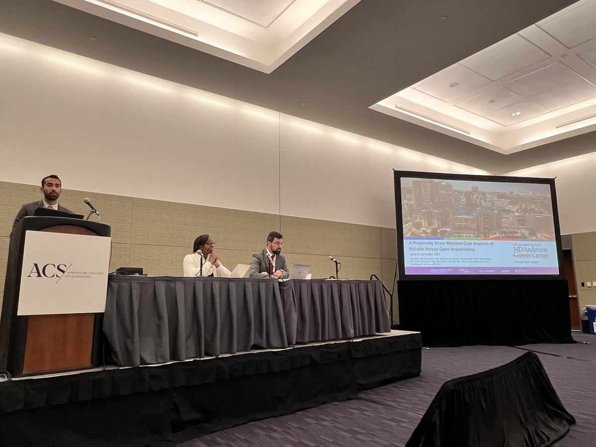 Hop S. Tran Cao (@hopstrancao) on Twitter photo Polished presentation and poised handling of questions by superstar med student, current surgical residency applicant, and future surgical oncologist <a href="/AhadAzimuddin/">Ahad Azimuddin</a> at <a href="/AmCollSurgeons/">American College of Surgeons</a> #ACSCC2023! Any program would be lucky to match him! <a href="/CDTzeng/">Ching-Wei D. Tzeng</a> <a href="/timnewhook19/">Timothy Newhook</a> <a href="/VautheyMD/">Jean-Nicolas Vauthey MD</a> Polished presentation and poised handling of questions by superstar med student, current surgical residency applicant, and future surgical oncologist <a href="/AhadAzimuddin/">Ahad Azimuddin</a> at <a href="/AmCollSurgeons/">American College of Surgeons</a> #ACSCC2023! Any program would be lucky to match him! <a href="/CDTzeng/">Ching-Wei D. Tzeng</a> <a href="/timnewhook19/">Timothy Newhook</a> <a href="/VautheyMD/">Jean-Nicolas Vauthey MD</a>
