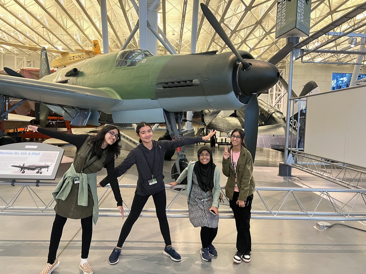 KMSBus2's tweet photo. Soaring our way through museum #1, The Air and Space Museum! #Bus2TheCapital https://t.co/5SvWVjp15i