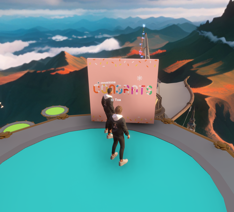MyNameIsToa's tweet photo. Obstacle course on @_portals_  completed! Ready for the next task! 👀🔥 @tomorrowlandnft https://t.co/Nq7ZIze19j