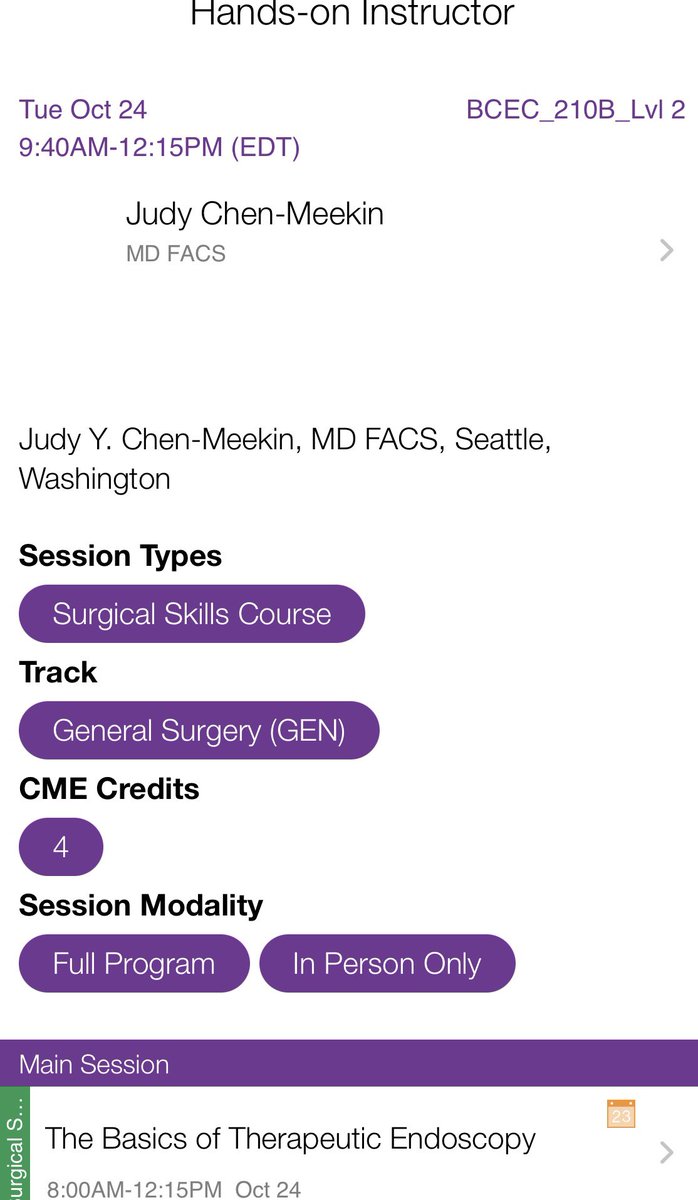 UWBariatrics's tweet photo. From the west to east coast, Dr Chen is a course faculty @AmCollSurgeons, teaching that endoscopy is another vital tool in the hands of a surgeon. #ACS2023 #ACSCC2023 @UWSurgery @uwgensurgres @UWMedicine @ASMBS @SAGES_Updates besafe course #obesity https://t.co/S0e6RjmTDO