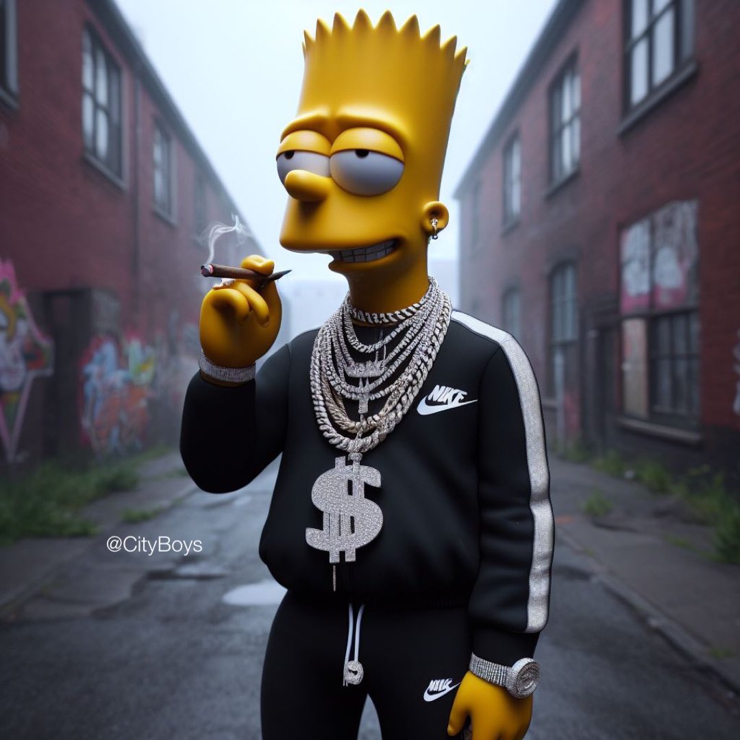 Last name Simpson but I ain't no simp son