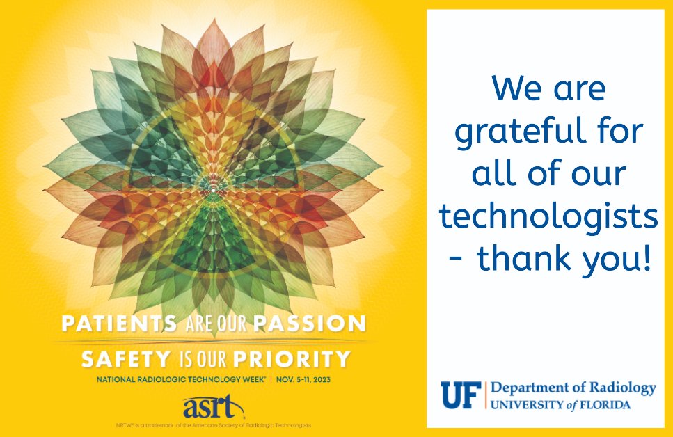 It's National Radiology Technology Week! Join us in celebrating our dedicated technologists who make sure every scan is safe and accurate. #NRTW23