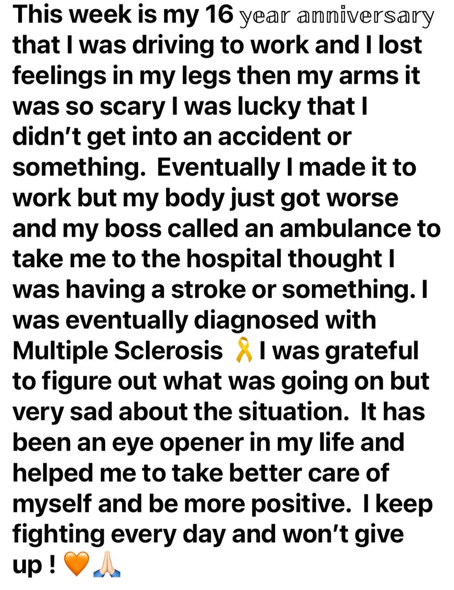 tricia62673's tweet image. #multiplesclerosis #msawareness #mssupport #ms #mssucks #msstrong 🙏🏻🧡🎗️ #mystory