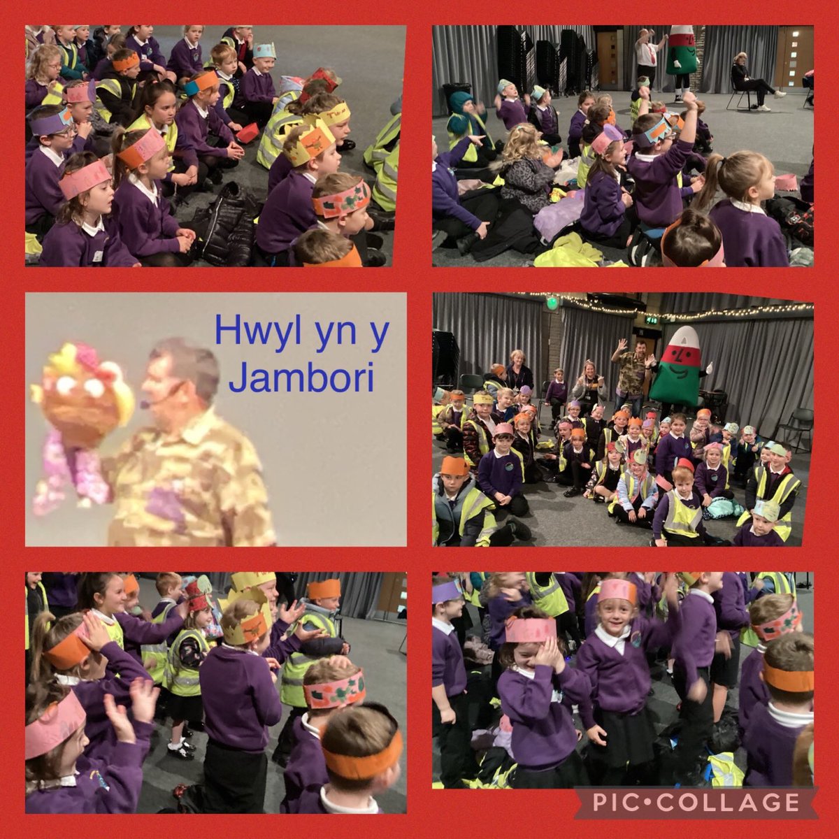 Hwyl a sbri yn y Jambori. Enjoying the Jambori.