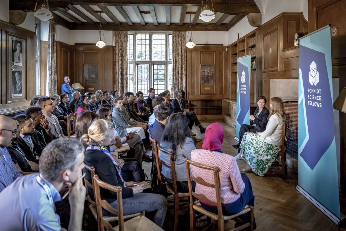 Schmidt Science Fellows (@schmidtfellows) on Twitter photo Day three of our Science Leadership Program meeting ends on a high! <a href="/UniofOxford/">University of Oxford</a> Vice-Chancellor Prof Irene Tracey and <a href="/megan_kenna/">Dr. Megan Kenna</a> in conversation with our 2023 fellows, talking career decisions, leadership, communication, and creating interdisciplinary research environments… Day three of our Science Leadership Program meeting ends on a high! <a href="/UniofOxford/">University of Oxford</a> Vice-Chancellor Prof Irene Tracey and <a href="/megan_kenna/">Dr. Megan Kenna</a> in conversation with our 2023 fellows, talking career decisions, leadership, communication, and creating interdisciplinary research environments…