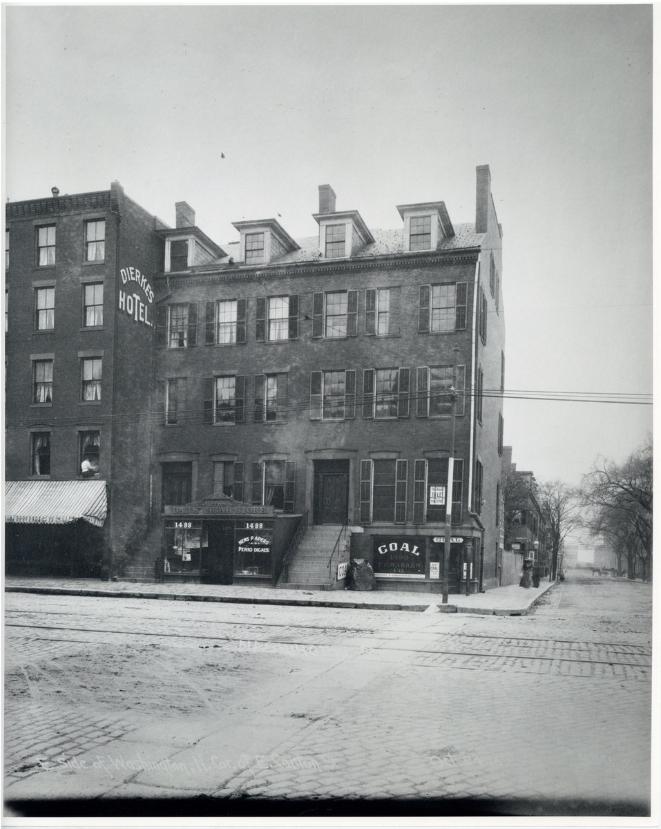 Dad's Cigar Store and the Dierkes Hotel photographed #onthisday in 1899. What do you see? ow.ly/xS4y50Q0l7G