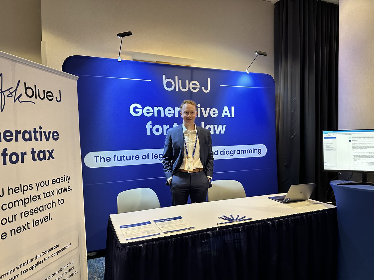 Our Blue J team is at TEI's 2023 Annual Conference in NY! Our CEO, Benjamin Alarie joined panelists for an insightful session on the 'Tax Department of the Future' and we've met outstanding teams from all over North America. Stop by to say hi and see Ask Blue J in action.