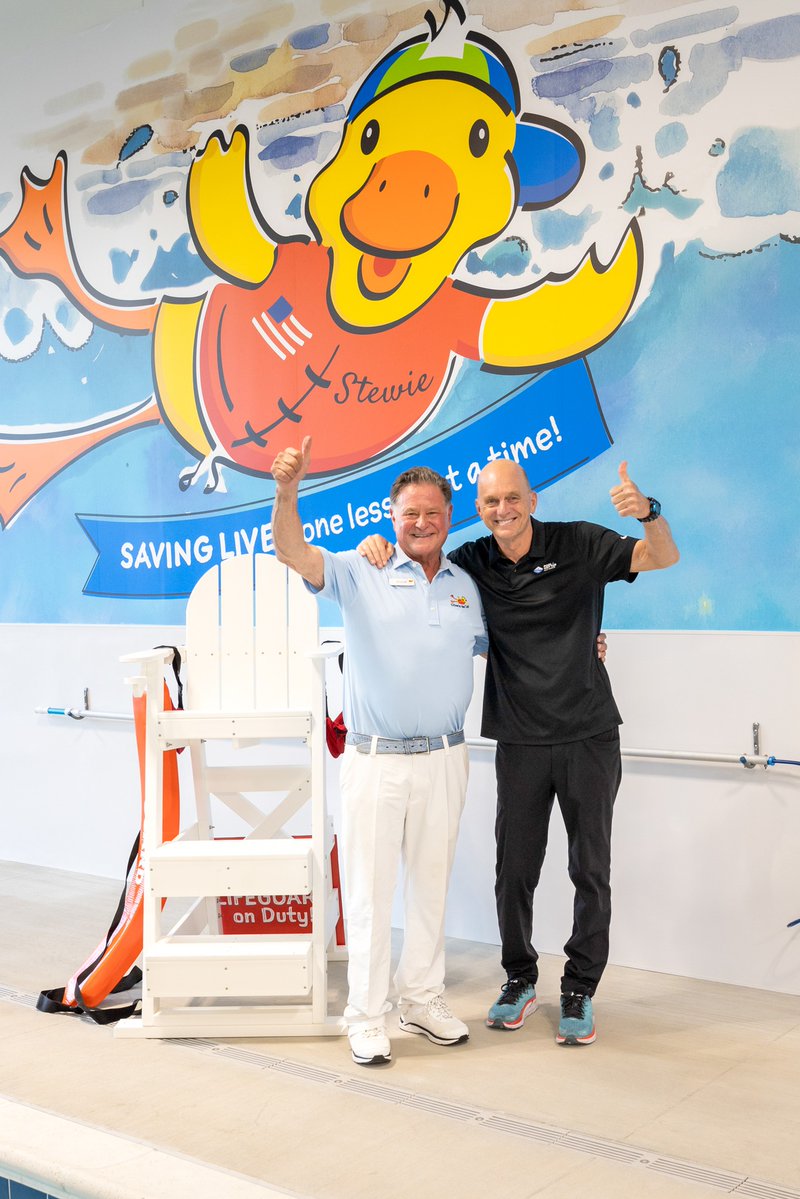 Today, Step into Swim announced a strategic partnership with @stewietheduck. The foundation committed $200,000 which will help Step Into Swim gift grants to learn-to-swim providers across the Northeast. Learn more about the partnership: bit.ly/408gVEc