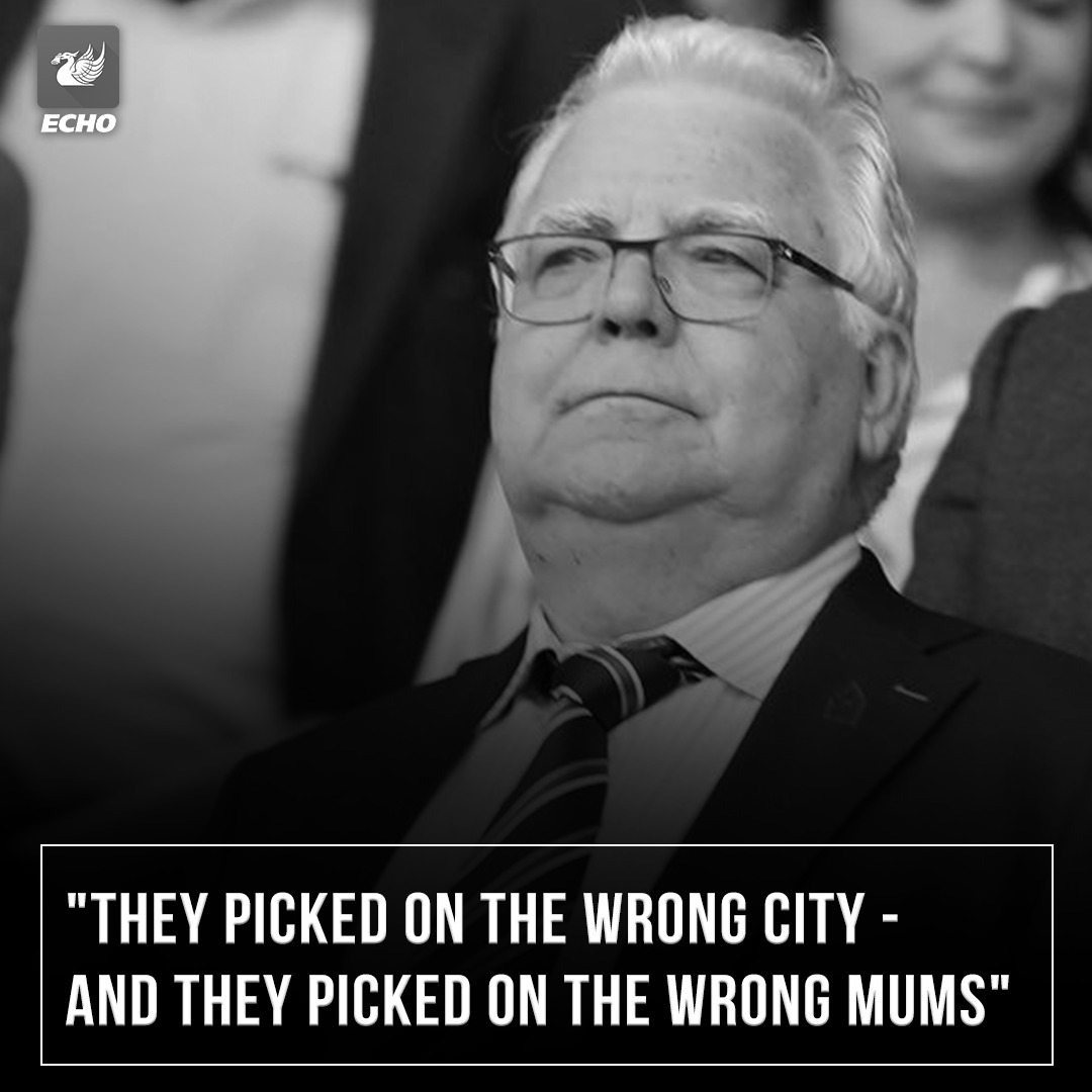 💙❤️ When Everton chairman Bill Kenwright spoke at Anfield for the 24th Hillsborough memorial service he told the crowds...