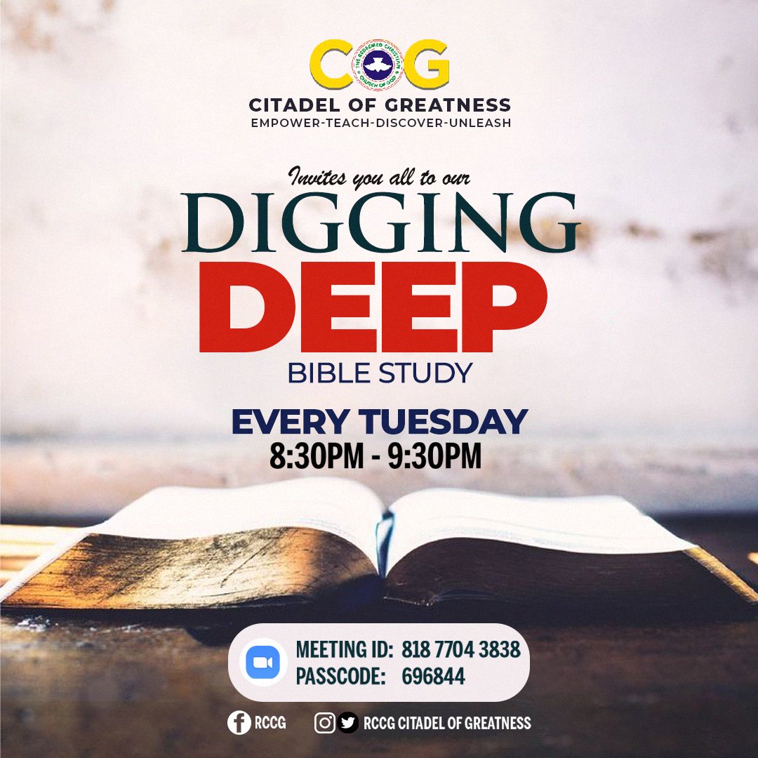 RCCGCOG's tweet photo. Scripture encourage us to not forsake the gathering of the brethren. Join tonight as we study the word of God together.

#rccg #rccgcog #rccgworldwide #remi #oshikanlu #jesus #god #worship #service #fellowship #hempstead #church #biblestudy #october https://t.co/aMm81VCTKX
