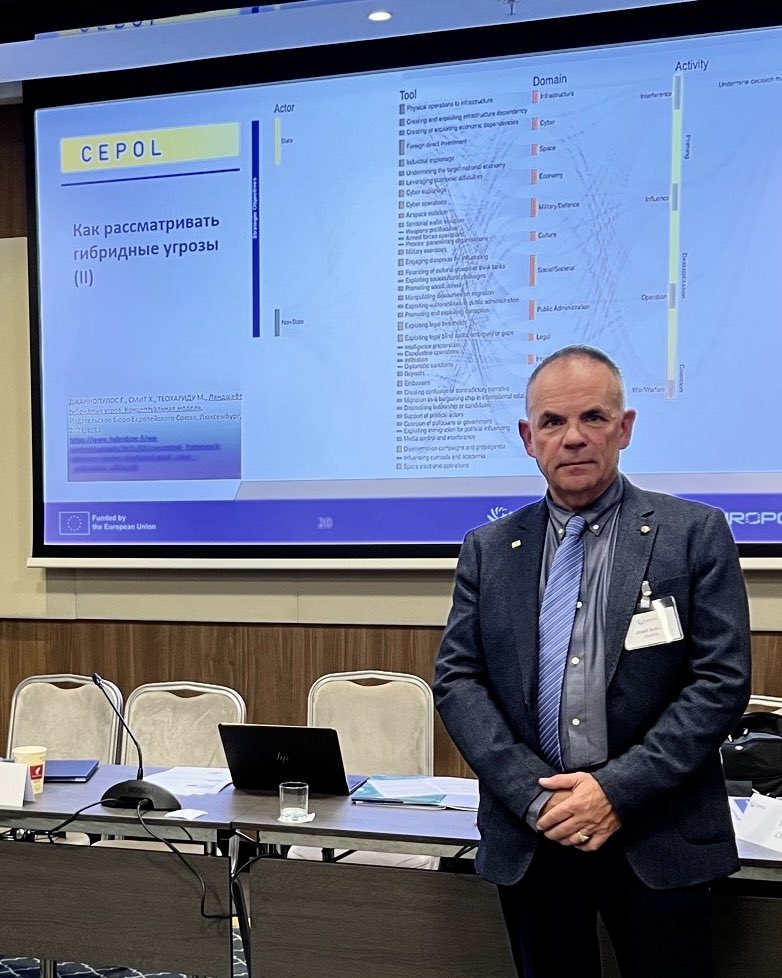 Hybrid CoE has the pleasure of supporting the European Union Agency for Law Enforcement Training <a href="/EU_CEPOL/">CEPOL</a> this week in providing 30 #LawEnforcement officers from Moldova and Ukraine with training on hybrid threats, more specifically, on cyber resilience and deterrence.