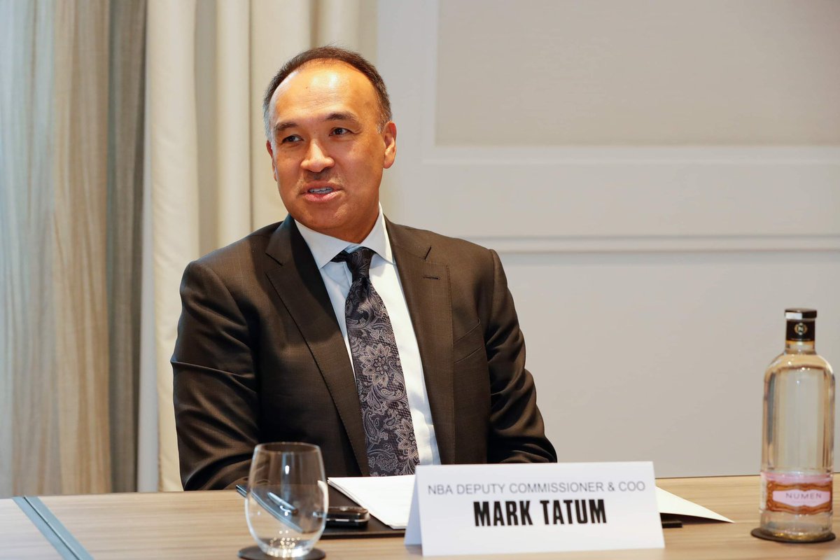 Mark Tatum (NBA Deputy Commissioner and Chief Operating Officer of NBA) exclusively at SDNA @SdnaGr: «Giannis Antetokounmpo is a gift for the fans around the world to watch him to play. He is a great representative of NBA. We are thankful to have him as a part of league». #nba