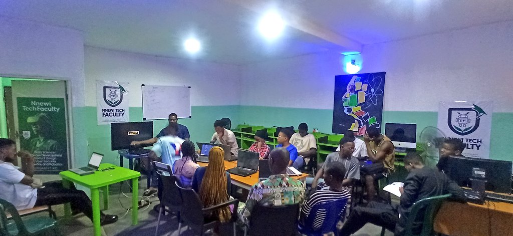 nnewitech's tweet image. Today, at Nnewi Tech Faculty:
JavaScript Master Class in Igbo.
Branding continued by @O_yelugo.
Surprise art presentation by Eagles Art.
Founder and faculty members in high spirits.
And many more.

#JavascriptProgramming #TechInNnewi #LearnTechSkills