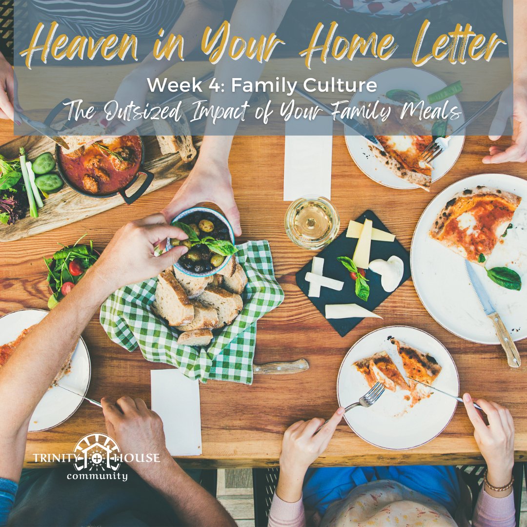 Read this week's blog about the importance of family meals with our guest writer Nick George, a clinical psychology doctoral student, here: trinityhousecommunity.org/the-outsized-i… 
 @Trinityhsecafe @SorenTJohnson #HeavenInYourHome
