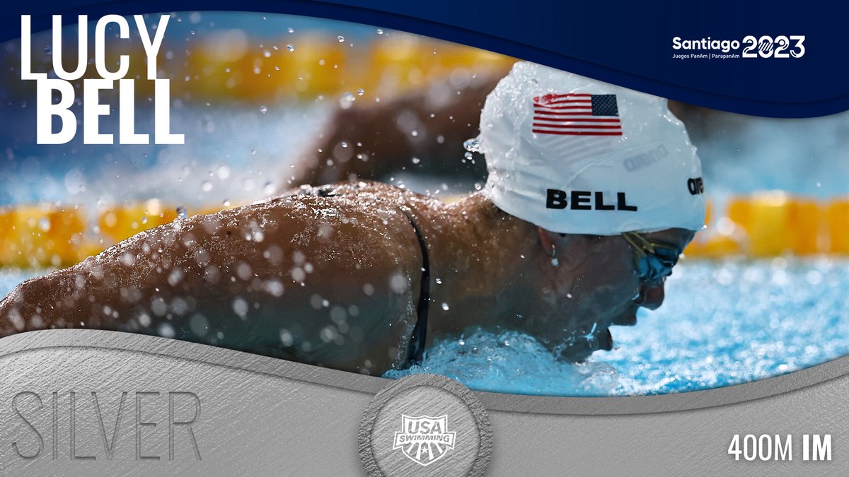 We 👀 you, Lucy!

She captures #Santiago2023 silver in 4:44.27.