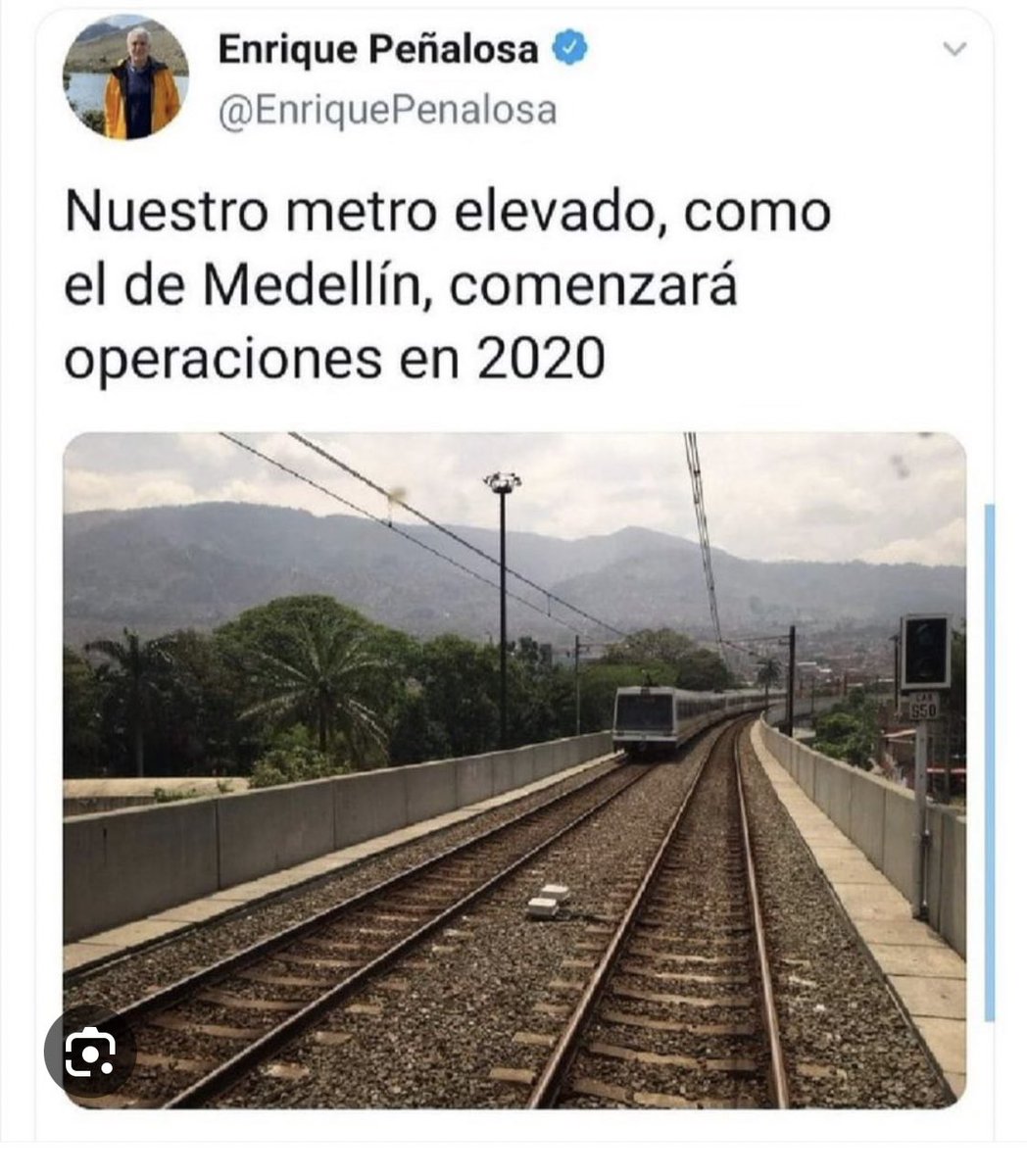 Con la mentira de inaugurar el Metro en 2020, Galan y Peñalosa, botaron los estudios del Metro subterráneo.
Hoy no hay estudios Fase 3 y el
Metro se ha retrasado 8 años.
¿Quien fue él que paró el Metro?
¿Quien fue el que no construyó sobre lo construido?
¿Les volverás a creer?
RT