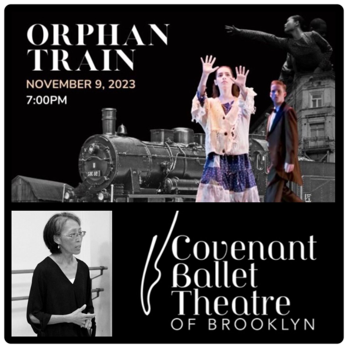 ON STAGE IN BROOKLYN: The talented members of Brooklyn’s revered #CovenantBalletTheatre are getting ready to bring an original narrative ballet to life at The Theater at <a href="/citytechcuny/">City Tech CUNY</a>. Catch “Orphan Train” Nov. 9 at 7 p.m. Reserve your tickets now via covenantballet.org!